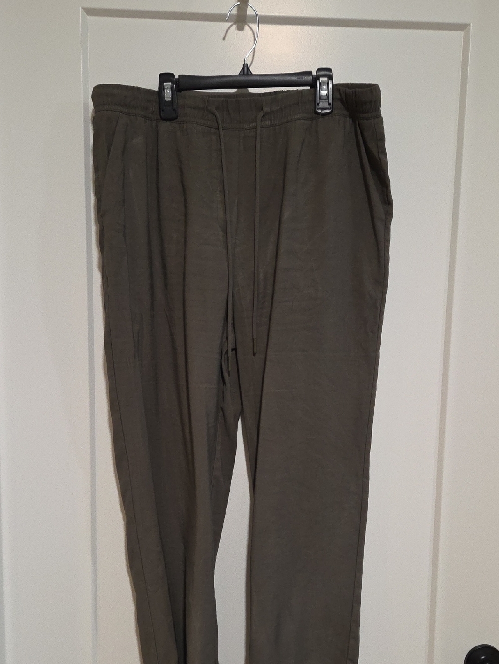 Mango Olive Drawstring Joggers